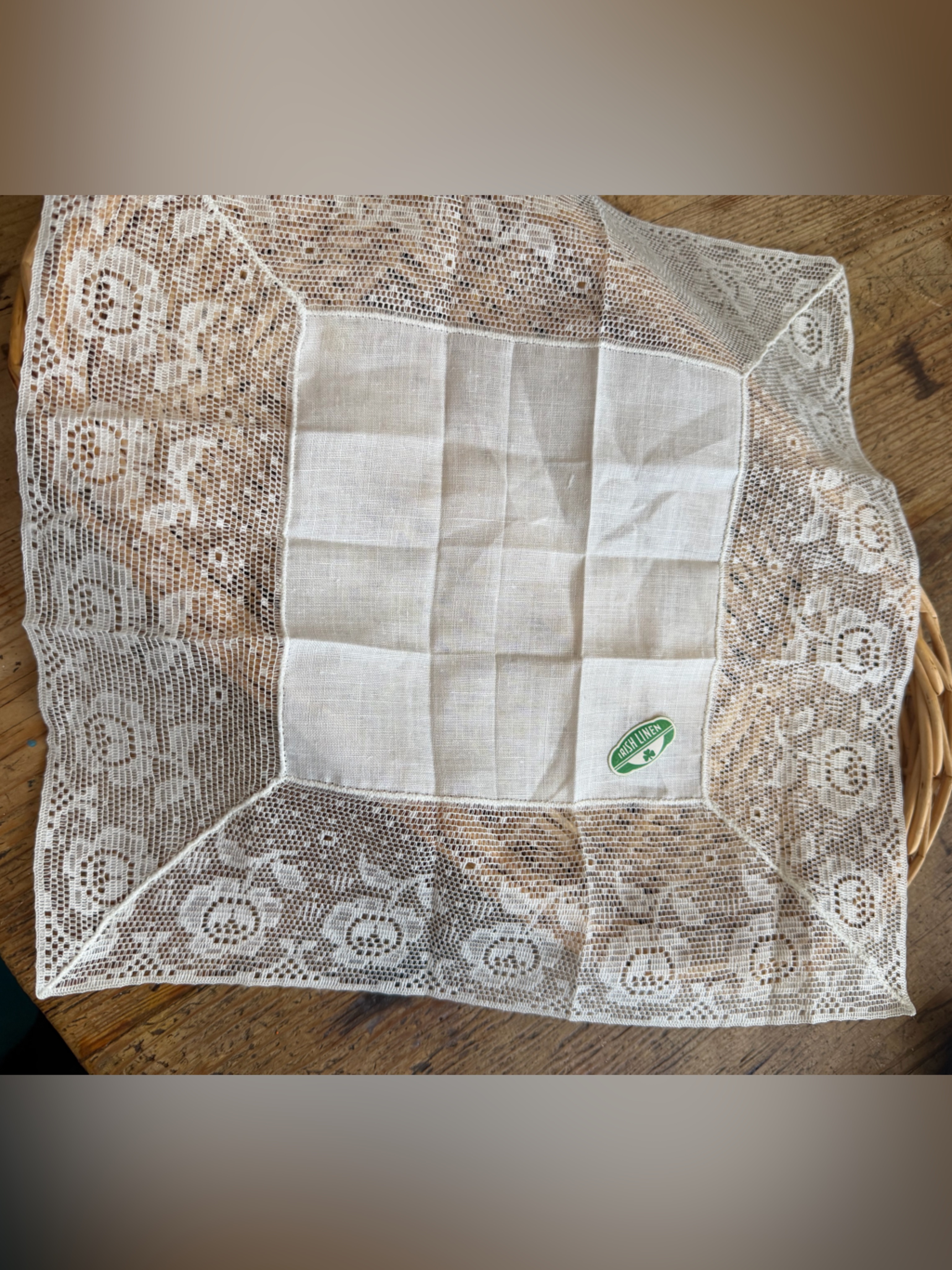Irish Linen Pocket SquareHandkerchief